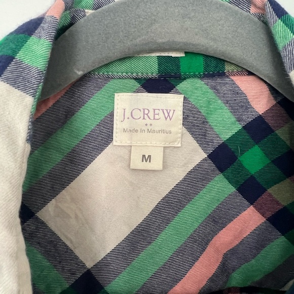 Women’s J.Crew Factory plaid flannel button up - Picture 3 of 3